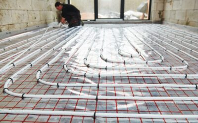 Het installatieproces van vloerverwarming.